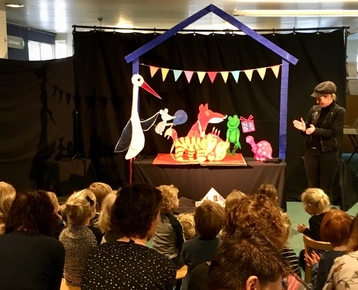 Afbeelding 5 Kinderboekenweek:Poppentheater in de klas met voorstelling en workshop